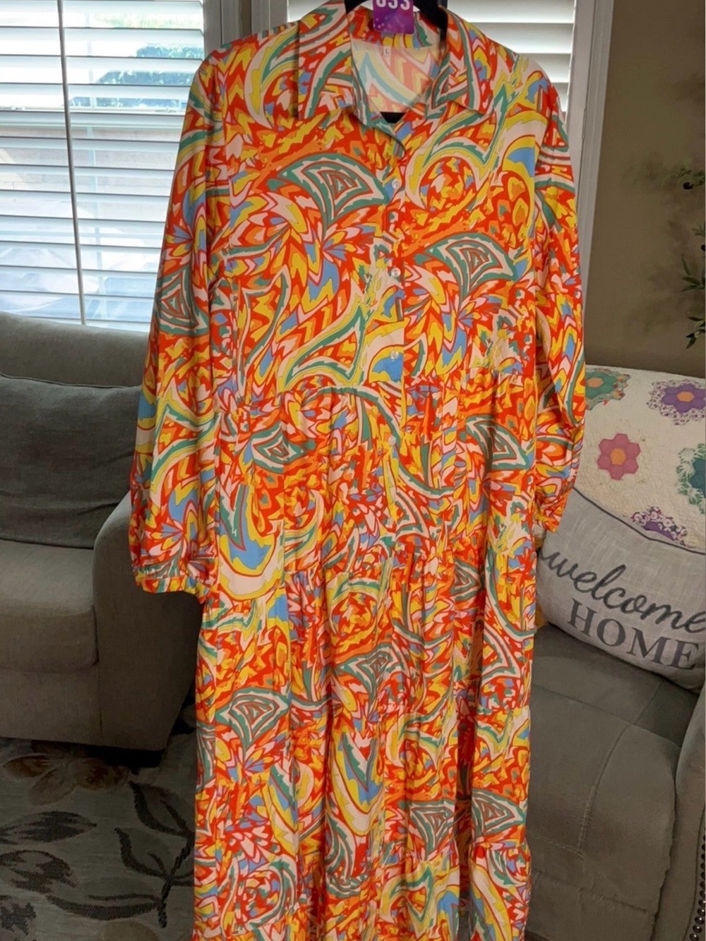 Boho Dream Tiered Maxi Dress (20 PTP, 53 L) 🌈 🌼 - Picture 2 of 2